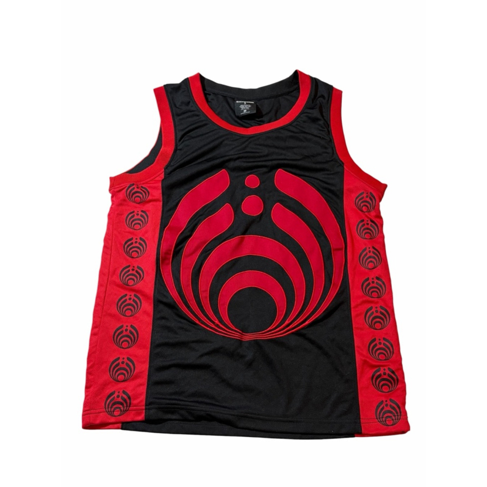Bassnectar 808 Jersey Tank Top Black Red Rave Festival EDM Graphic S